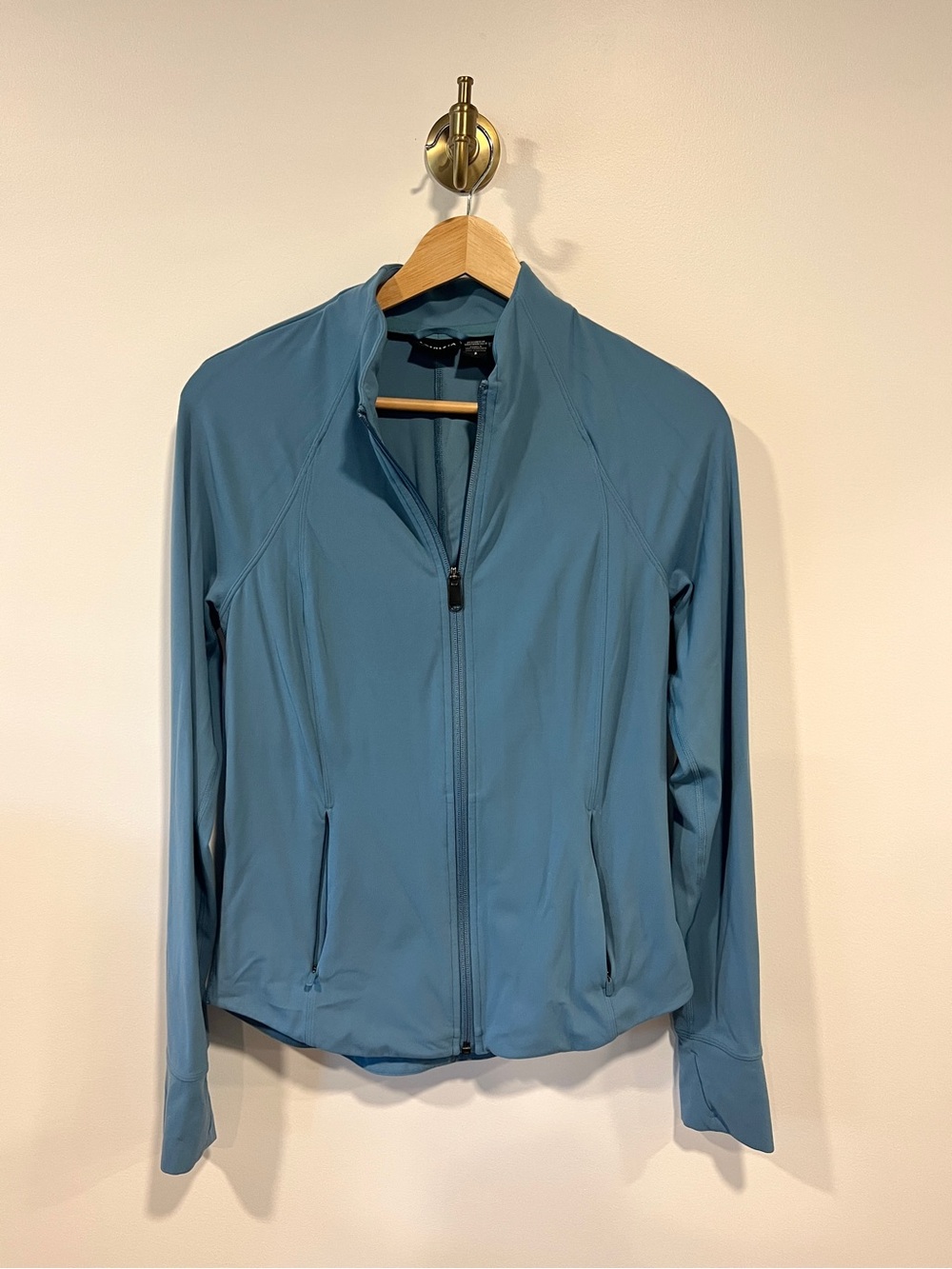 Athleta Salutation Zip Jacket Blue